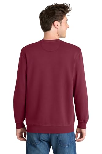 Port & Co Beach Wash Garment-Dyed Crewneck Sweatshirt-PC0982