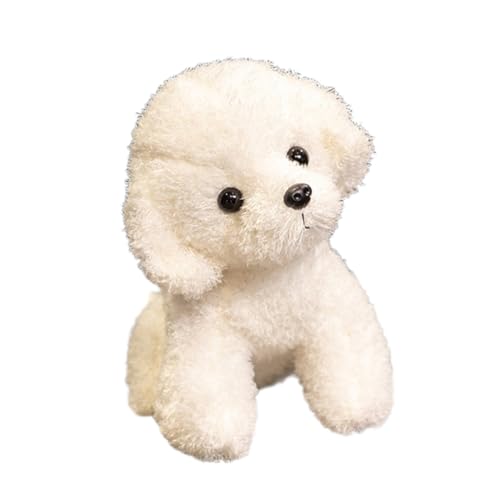 ぬいぐるみ トイプードル リアル 犬 抱き枕 小さい 可愛い ふわふわ 動物 かわいい 柔らかい ホワイト 24cm もちもち クッション 添い寝枕 七五三 インテリア プレゼント 子供
