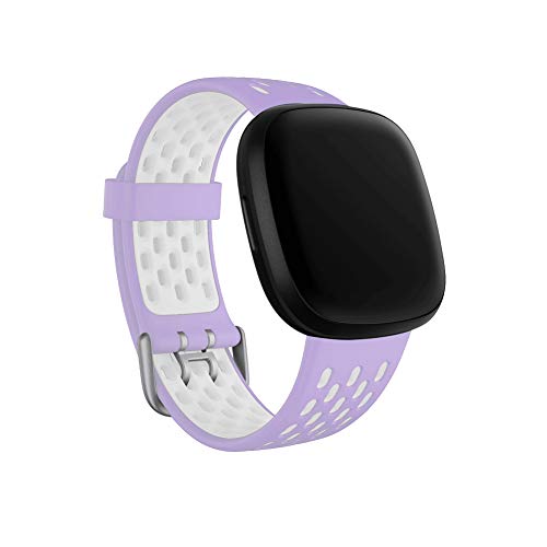 Seleek poh Fitbit Versa 3 / Versa 4 / Sense/Sense 2Ή VR ߉\ NVbNANZT[ Xgoh tBbglXXgbv fB[X Y (LACbN+zCg)
