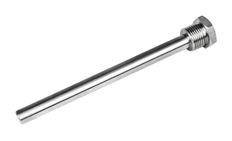 Termobolsillo, acero inoxidable, 11,1 x 25 mm, sensores de temperatura, sondas de temperatura, cantidad 1 | XF-1499-FAR
