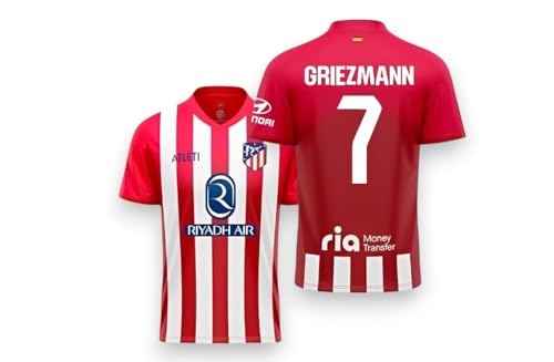 Genérico Atlético de Madrid 23-24 Maillot 1ère Griezmann - Enfant Taille, 4 ans