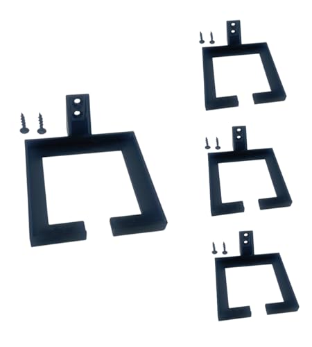 Wall Display Mount Compatible with Lego Star Wars Helmets | Wall Bracket Display for Showcasing Collectibles | Made in USA (Black 4-Pack)