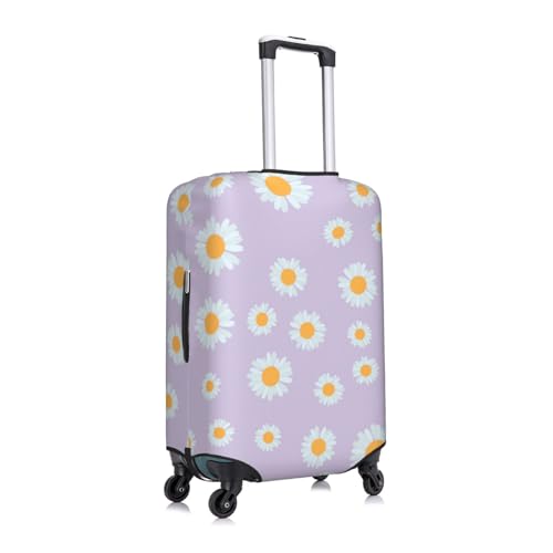 Flower Daisy Luggage covers for Suitcase Purple Travel Suitcase Protector Anti Scratch Suitcase Cover Fit 22-24 inch3