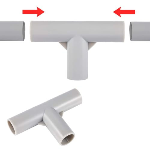 Image of 2pcs Baby Playpen Parts T-Shaped Joint, Baby Playpen Replacement Parts T Connector 0.7in in Inner Diameter 3-Way Accessories for Play Yard