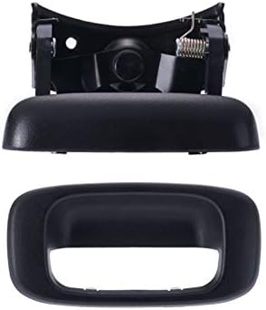 APA Replacement Textured Black Tailgate Door Handle with Bezel 1999 - 2007 Silverado Sierra 15997911 15228539