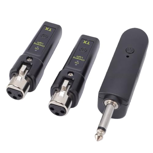 Micrófono inalámbrico con transmisor y receptor avanzado 2.4G XLR para presentaciones y eventos, kit ligero de aleación de aluminio miniatura 5