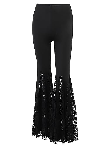 Amazon.com: TSMNZMU Gothic & Cyberpunk Flare Leg Pants