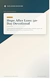 hope canada  Hope After Loss: 30-Day Devotional (English Edition)