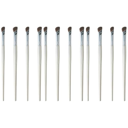 FOMIYES 3sets Angled Eyeshadow Brush Cream Eyeshadow Brush Makeup Makeup Accessory 4pcs*3