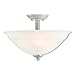 Livex Lighting 40749-34 Wynnewood Light Fixture, Hand Applied Brushed Silver