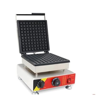 1500W Belgische Waffelmachermaschine Elektrische Waffelmaschine Mit Temperaturregelung 2-Scheibe Waffeleisen Antihaft Waffelautomat Für Fluffige Goldene Waffeln Für Restaurant Bäckereien Snackbar – Bild 6