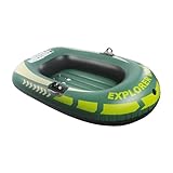 Un kayak inflable lujoso y robusto que es extraíble para estabilidad direccional, suelo inflable I para mayor comodidad y rigidez.