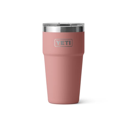 Image of YETI Rambler 20 oz Stackable Tumbler, Stainless Steel, Vacuum Insulated with MagSlider Lid