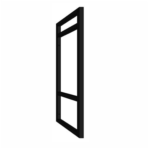 Suporte Estilo Industrial P/Prateleira Parede Preto 4pçs