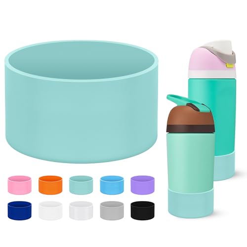 Mokoart Silicone Boot Compatible with Owala Kids Water Bottle 16/14 oz, Anti-Slip Rubber Bottom Protective Sleeve for Owala Kids