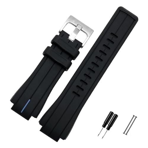 Run Ken TimeXƌ݊̂鍂ʂ̃S̎voh Watcht2n720 T2N721 TW2T76300hVR[X|[cXgbv28 * 16mm(Blue line silver)