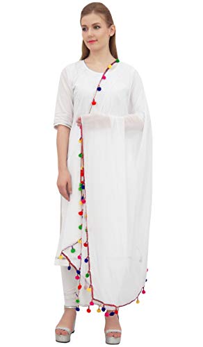 Women's Designer Chiffon Dupatta Ethnic Chunni Wrap Long Stole3