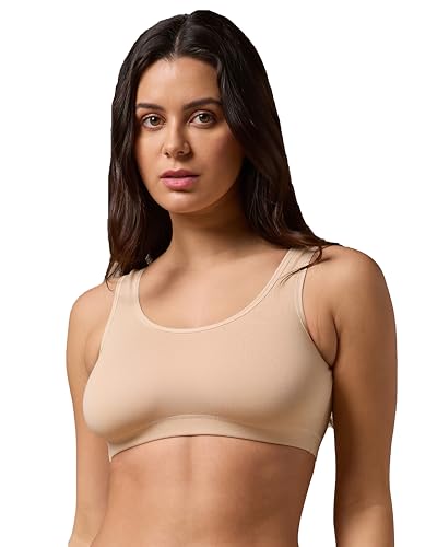 Image of URBAN ADVENTURE Cotton Full Coverage Everyday Beginner Bra for Women & Girls | Non-Wired, Non-Padded | Soft & Breathable Comfort