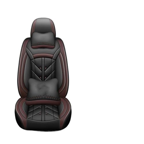 Housse de siège pour Subaru WRX et Crosstrek, protection complète intérieure 5 places marron.