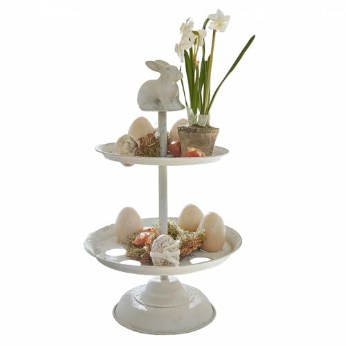 Loberon Alzata portauova Delixor, Bianco Antico