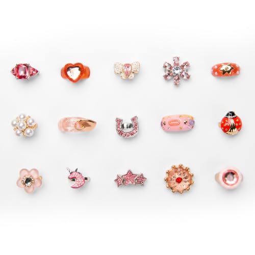 FAO Schwarz Tiny Glam 15-Piece Ring Set