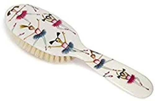 Brosse poils de sanglier bébé Rock Ruddle pour le coiffage doux du matin des enfants cheveux fins
