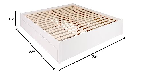 Prepac King Select 4-Post Platform Bed #TOP8