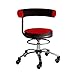 Produktbild Sanus® Gesundheitsstuhl Erzieherstuhl, Sitzhöhe niedrig (36-43 cm), Stoffbezug, rot/schwarz, Rollen mit Rollstopp (Rollen nur mit Belastung), Ergonomischer Bürostuhl, Erzieherstuhl