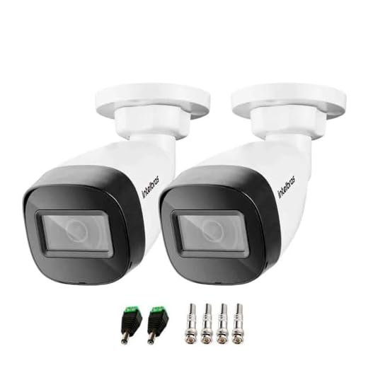 Kit 02 Câmera Intelbras Vhd 3230 B Sl Bullet Starlight Full Hd 1080p com Ir 30m tecnologia Hdcvi e visão noturna colorida + conectores