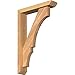 Ekena Millwork BKT0402X16X24BOA06SWR Balboa Slat Smooth Bracket w/Offset Brace, Western Red Cedar