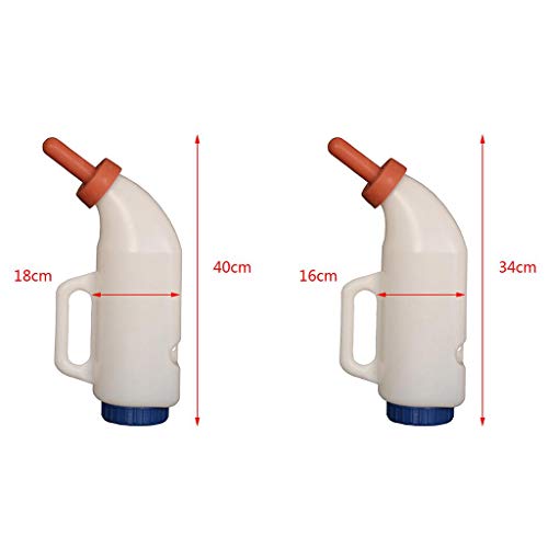 F Fityle Conjunto de garrafa de panturrilha parafuso com, 2/3 l - A 2L