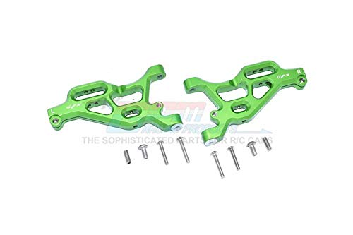 GPMArrma LIMITLESS / INFRACTION / TYPHON Upgrade Parts Aluminum Front Lower Arms - 2Pc Set Green