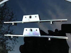 WDS Lancs 14mm Faceplate uPvc Window Offset U- Rail Window Lock Espag 20mm - 600mm