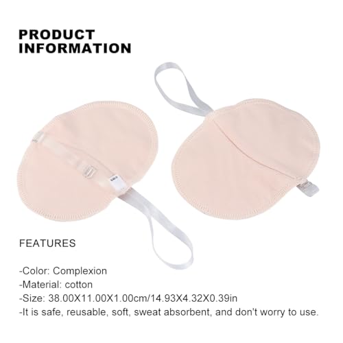 MILISTEN Achselpads Schweißpads Saugfähige Achsel Schweiß Pads gegen Schweißflecken und Geruch für Damen Frauen Unterarm Achselhöhlen Pads