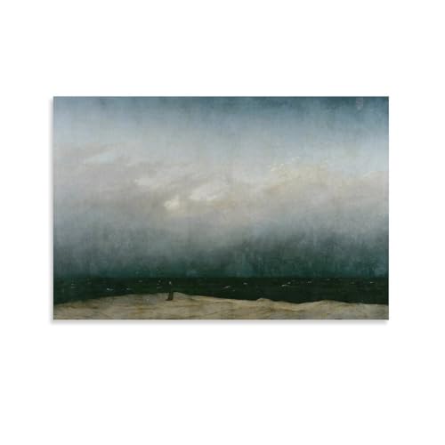 Monk by The Sea Caspar David Friedrich tableau poétique pour apaiser votre esprit