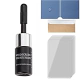 Steinschlag Windschutzscheibe Reparaturset,Verbesserter Glas Reparatur Flüssigkeit Set,Auto Scheibenreparatur Kit zur Reparatur von Kratzern,Löchern,Spinnennetzen,Rissen Sternrissen Tragbar Sicher