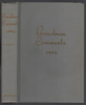 Hardcover Broadman Comments on the International Bible Lesson for Christian Teaching 1956 Book