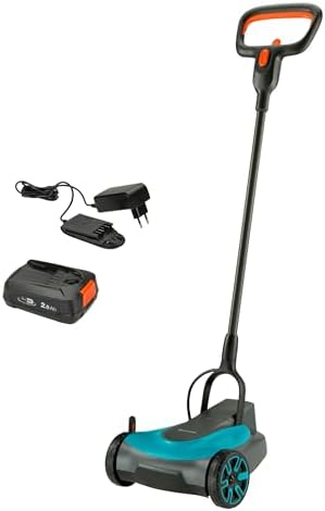 Gardena Set listo para usar cortacésped a Batería 22/18V P4A: Peq...