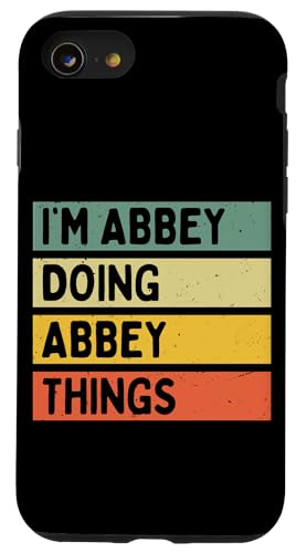 I'm Abbey Doing Abbey Things �ʔ������� �X�}�z�P�[�X iPhone SE (2020) / 7 / 8 �p