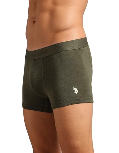 Image of U.S. Polo ASSN. Men's PT006 Bamboo Comfort Trunks for All-Day Freshness - Pack of 1