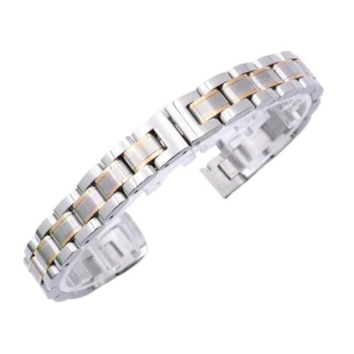 Bracelet de montre acier inoxydable 8mm de qualité supérieure avec boucle en métal