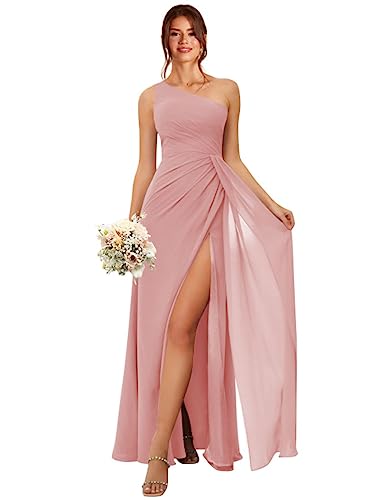 Robe demoiselle d'honneur bleu roi asymétrique masquant les imperfections