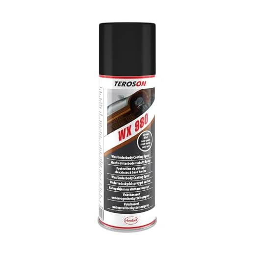 Teroson 794867 Unterbodenschutz WX 980" 500 ml, Schwarz