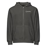 InvestmenTees Binance-USD Zip Up Hoodie - Charcoal Heather - L