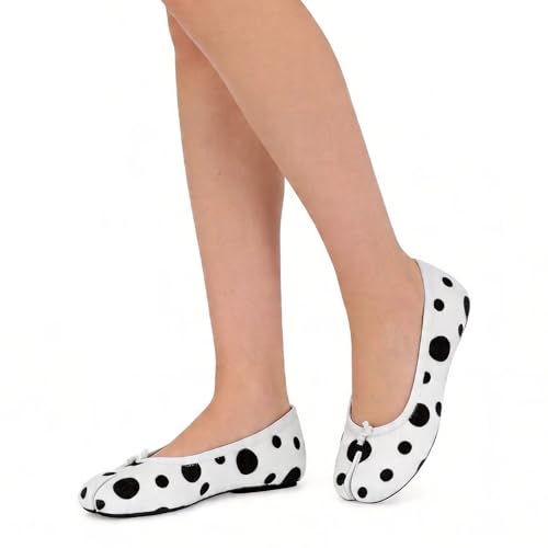 Image of Tabi Shoes Women Split Toe Shoes Wide Width Ballet Flats Comfort Casual Work Shoes for Women Office