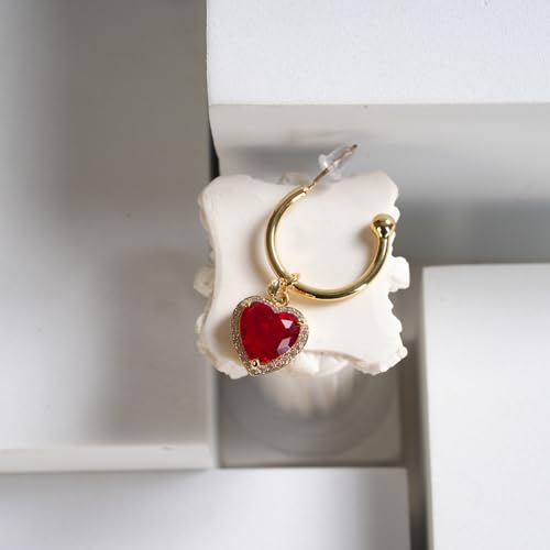 Descendant 4 Rise of Red Earring Descendant Earring Jewelry Set Queen Of Hearts Costume Jewelry for Women Halloween Christmas Gift3