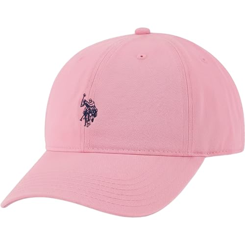 U.S. POLO ASSN. mens U.s Polo Assn. Cotton Adjustable Curved Brim Baseball Cap With Embroidered Small Pony Logo Baseball Cap (pack of 6)