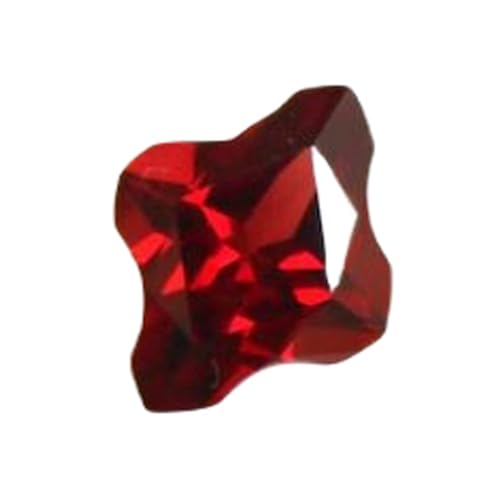 Pierre gemme grenat rouge naturel 13x10x6mm calibrée pour réparer ou concevoir facilement vos bagues et colliers