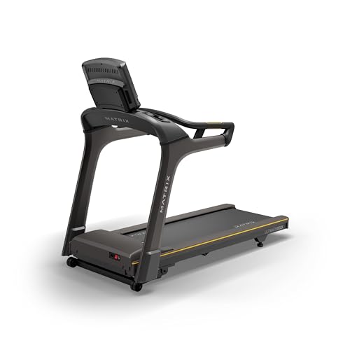Image of Matrix Fitness T30 Treadmill with XER | 10 inch Touchscreen (WiFi+BT) | Club-Quality Treadmill for Running, 5K & Marathon | | Heavy-Duty Frame, Extra-Thick 20 inchx55 inch Deck, Industrial Cushioning