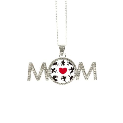Collier ange Cupidon cœur rouge : le cadeau Fête des Mères pour maman